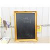 Image 1 : Framed Chalk Board / Menu Board