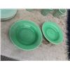 Image 4 : Green Dishware , 2 Fiesta Bowls & Blanket