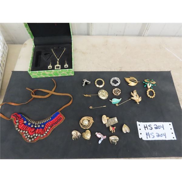 Mostly Necklaces + Earrings, Beaded Necklace, Assorted 