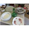 Image 5 : Assorted Stemware, Plates, Trays, Silver Plate, Pottery
