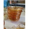 Image 4 : Large Selection of Colored Glass Dishes ; Plates, Trays, 