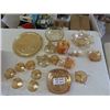 Image 8 : Large Selection of Colored Glass Dishes ; Plates, Trays, 