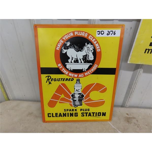 Modern Metal AC Sign 13.5" x 17" 