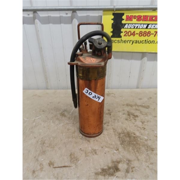 Pyrene Copper Fire Extinguisher