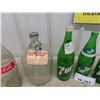 Image 3 : Old Pop Bottles- 1L 1.5L ; 7Up, Sprite, Coca-Cola, Pepsi Syrup Jug