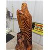 Image 4 : Carved Eagle on Post 32.5" tall 