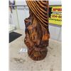 Image 5 : Carved Eagle on Post 32.5" tall 