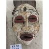 Image 6 : 2 More Funky Tribal Masks of Carved Wood - Largest 18" 