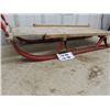 Image 4 : Children's Wood with Metal Runners Sled 34" Long