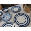 Image 3 : 9 Flow Blue China Pieces