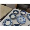 Image 4 : 9 Flow Blue China Pieces