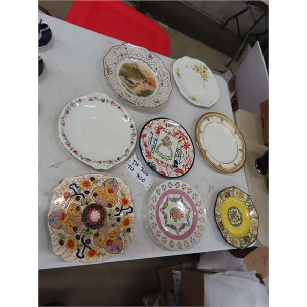 Various Old Plates; Royal, Bavara, Ansley, plus others