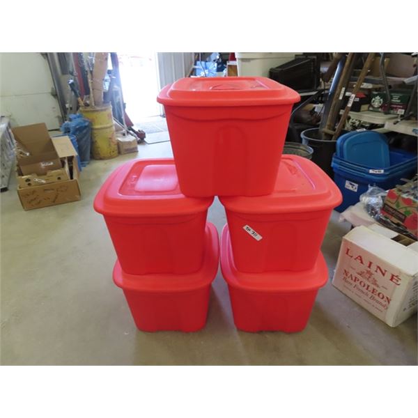 Tuff Store 72L Containers with Lids