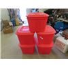 Image 1 : Tuff Store 72L Containers with Lids