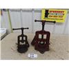Image 1 : 2  Heavy Steel Cast Pipe Vices - National Hamilton + RL 