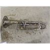 Image 2 : 2 Vintage Wall Hanger Instruments ; Single Valve Bugle + Trumpet