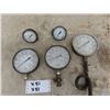 Image 1 : 5 Various Gauges - Largest 5" 