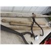 Image 4 : 2 Man Log Carrier 82" Long, 3 Wood Handles + 1 