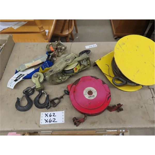 Lug All Come Along Winch Static Discharge Reel, 