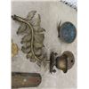 Image 6 : Assorted Hang Lamp Parts - some Brass + Other Lamp Parts 