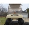 Image 2 : 90s Club Car Gas Powered 4 Wheel Golf Cart with Canopy  Serial # AG9812-652591 with After Market Lig