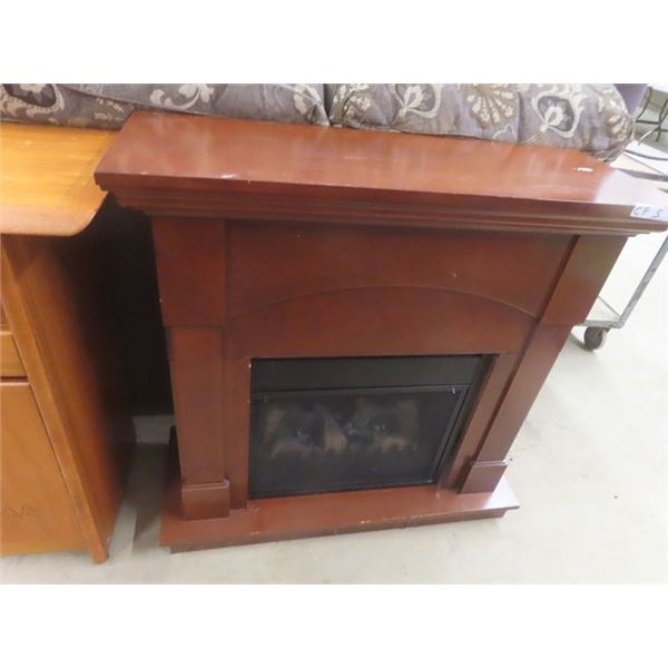 Electric Fireplace with Mantle 15  x 40  x 40  