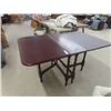 Image 1 : Gate Leg Table - Extended Size 30" x 35" x 55" 