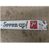 Image 4 : Vintage 7Up Porcelain Door Bar 3" x 31" 