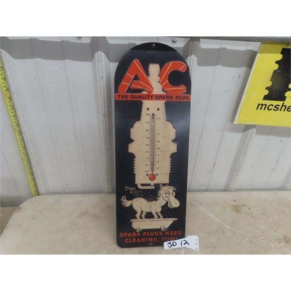 A.C Spark Plug Thermometer - Early Vintage- Believed 