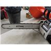 Image 3 : Stihl Model MS180 Chainsaw with Case -Clean