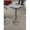Image 2 : 2 Chrome Ashtray Stands - some Damage- Great
