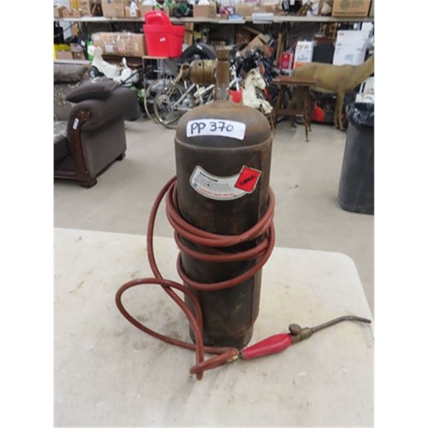 Acetylene Torch Tank with Hose + Tip