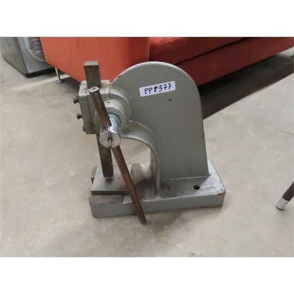 Solid Steel Hand Crank Arbor Press 