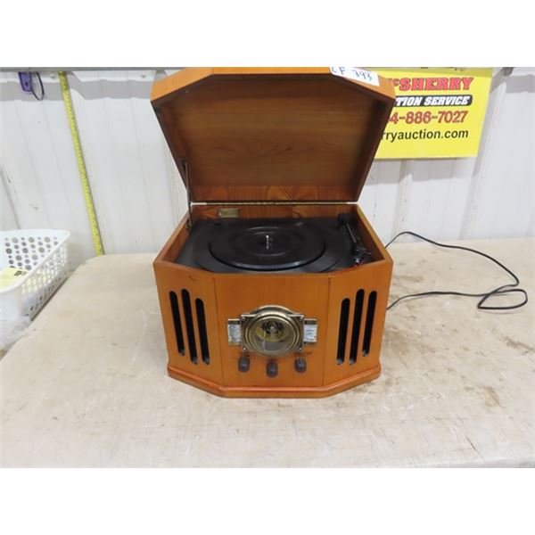 Vintage Style Techno Sonic Record Player with 