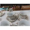 Image 3 : Ranmaru China Cups + Saucers - 8 Items plus Creamer