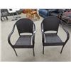 Image 1 : 2 Matching Bistro Chairs