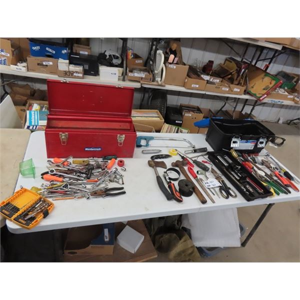 2 Tool Boxes with Various Odds n Ends of Tools ;