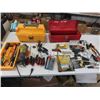 Image 1 : 2 Tool Boxes with Contents ; Screwdrivers, Punches, 