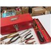Image 3 : 2 Metal Tool Boxes with Odds n Ends of Tools ; 