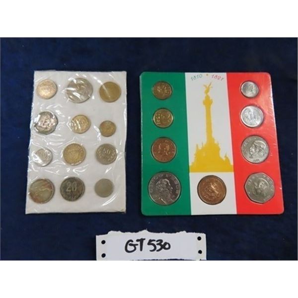 Vintage Assorted Mexican Coins 