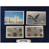 Image 1 : (2) 1987 + 1988 Royal Canadian Mint Uncirculated Coin Sets 