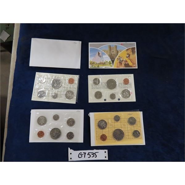 (4) Royal Canadian Mint Uncirculated Coin