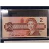Image 2 : 1986 Canada $2.00 Paper Bill 'BRX 