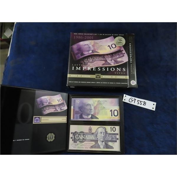 Bank of Canada $10.00 Lasting Impressions