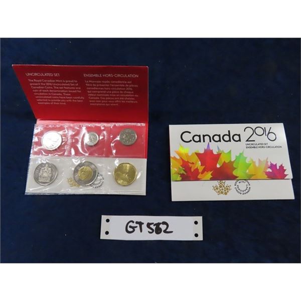 (2) 2016 Canada Uncirculated 