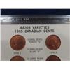 Image 2 : (4) Canada 1965 Major Varieties Penny, Encapsulated 