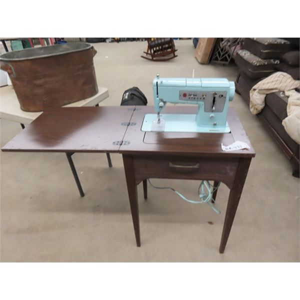 Singer Electric Cabinet Sewing Machine