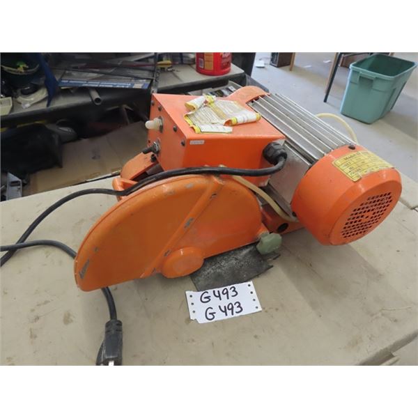 Chicago Electric Tile Wet Saw TC250B To Part 