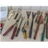 Image 2 : Assorted Garden Hand Tools ; Cutters, Claws, 