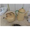 Image 2 : Enamel Ware Coffee Pots, Water Jug, Copper 